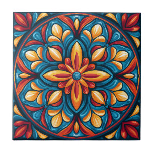 Mexikanische Talavera-Fliese aus Keramik Fliese