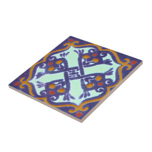 Mexikanische Talavera-Stilgruppe Fliese