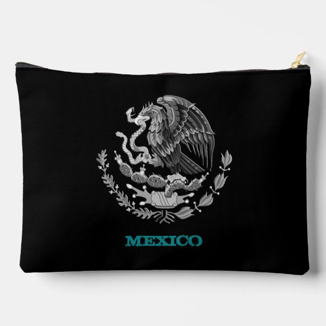 Mexikanische Tasche, mexikanisches Adlerwappen / F Zubehörtasche (Rückseite)