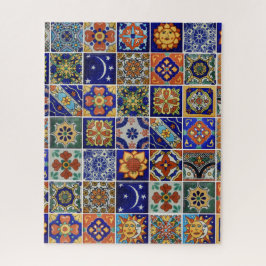 mexikanische Tile Puzzle-Vorlage oder verwenden Si