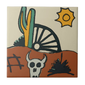 mexikanische Tile, Wüste des Westerns, Fliese