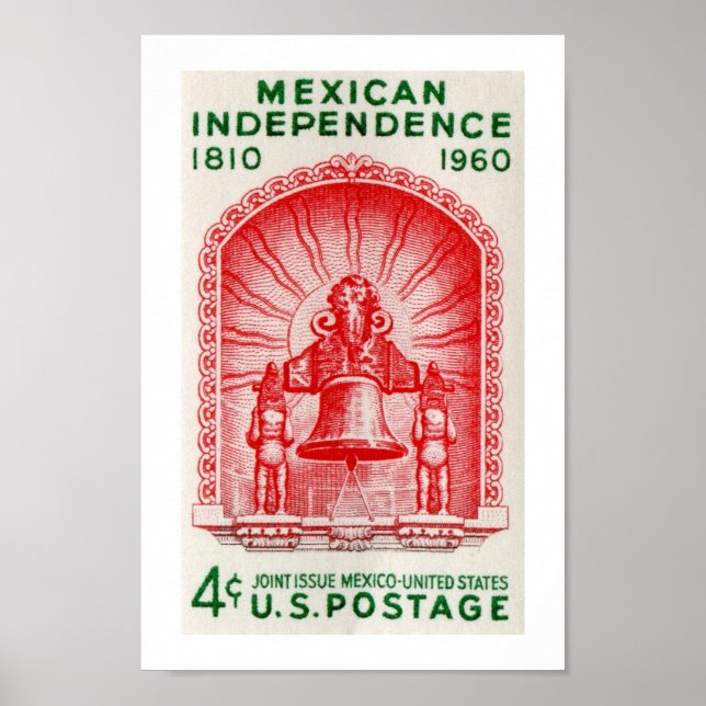 Mexikanische Unabhängigkeit 1810 bis 1960 Poster (Vorne)