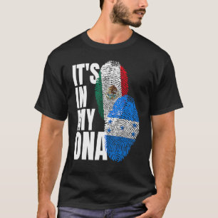 mexikanische und honduranische DNA-Mischung-Flagge T-Shirt