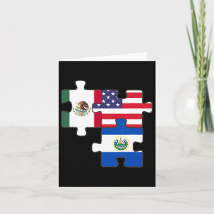 Mexikanische und salvadorianische Wurzeln und die  Karte