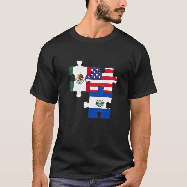 Mexikanische und salvadorianische Wurzeln und die  T-Shirt (Vorderseite)