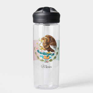 mexikanische Wappenrühre, Adlerflagge, Mexiko Trinkflasche