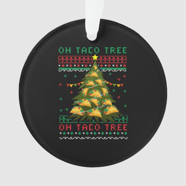 mexikanische Weihnachten, mexikanische Weihnachtsa Ornament (Vorderseite)