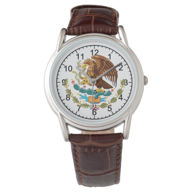 Mexikanischer Adler Armbanduhr (Vorderseite)