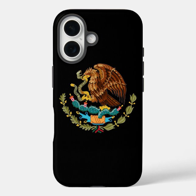 Mexikanischer Adler iPhone 16 Hülle (Rückseite)