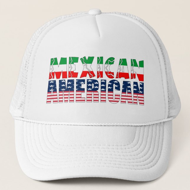 Mexikanischer Amerikanerhut Truckerkappe (Vorderseite)
