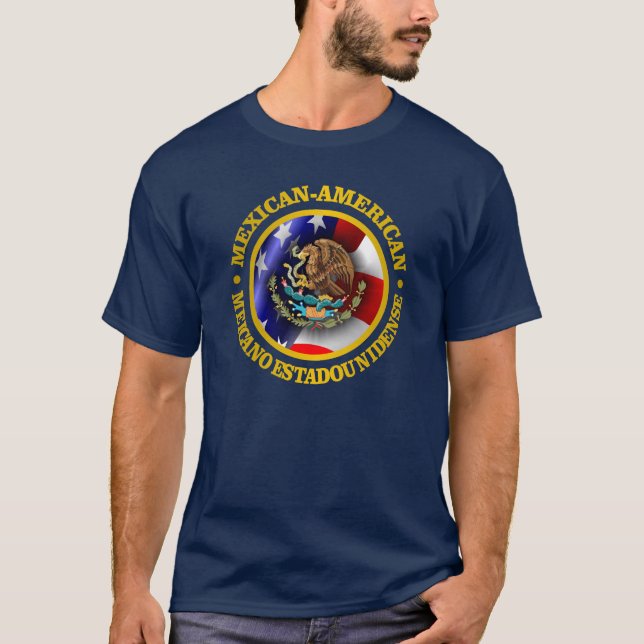 Mexikanischer amerikanischer Stolz T-Shirt (Vorderseite)