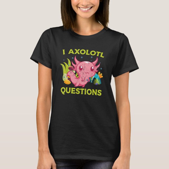 Mexikanischer Amphibienatelier Axolot T-Shirt (Vorderseite)