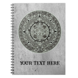 Mexikanischer Azteken-Sonnenstein Mayakalender 1 Notizblock