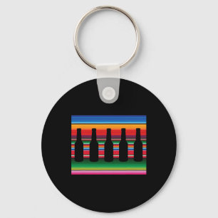 Mexikanischer Blanket Beer T Shirt Serape Funny Be Schlüsselanhänger