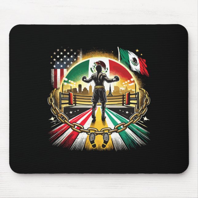 Mexikanischer Boxmeister Mousepad (Vorne)