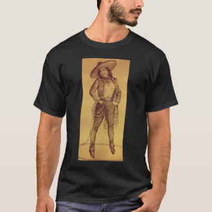 Mexikanischer Button-oben Mädchen Ranchera T - T-Shirt