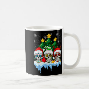 Mexikanischer Calavera Santa Flower Zucker-Schädel Kaffeetasse