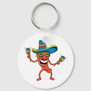 Mexikanischer Chili-Pfeffer Schlüsselanhänger