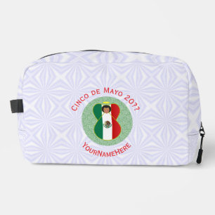 Mexikanischer Cinco de Mayo Engel Personalisiert  Waschbeutel