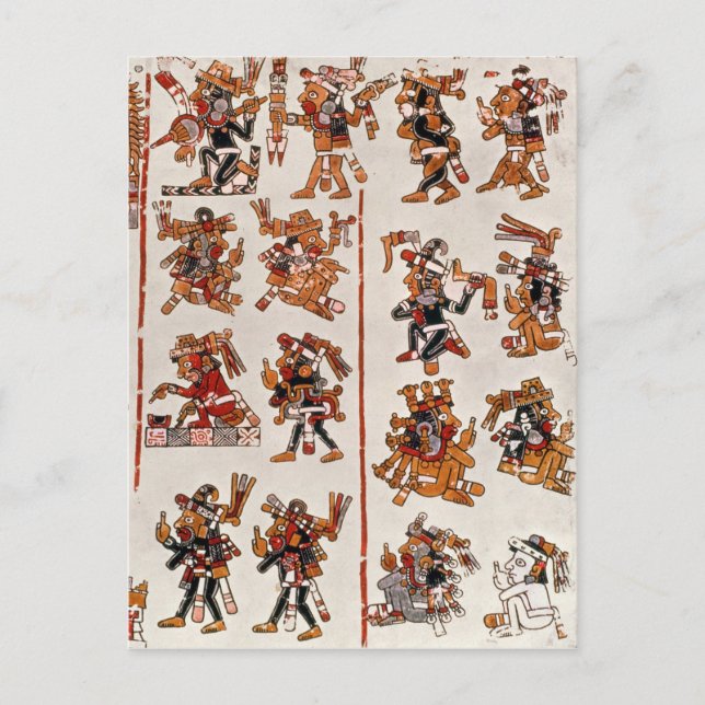 Mexikanischer Codex Postkarte (Vorderseite)