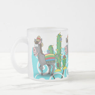 mexikanischer Donkey Mattglastasse