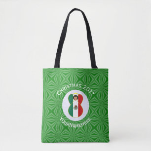 Mexikanischer Engel Weihnachtsflagge Personalisier Tasche