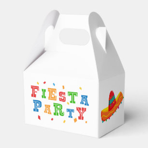 Mexikanischer Fiesta-Bevorzugungs-Kasten Geschenkschachtel