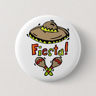 Mexikanischer Fiestaknopf Button