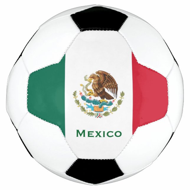 Mexikanischer Flag-Fußballball Fußball (Vorderseite)