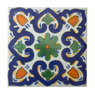 mexikanischer Fliesenhandgemälde Backsplash Fliese