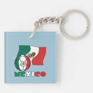 Mexikanischer Fußballball Schlüsselanhänger
