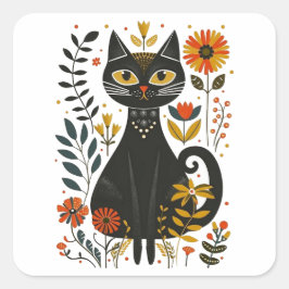Mexikanischer Gatita, Quadratischer Aufkleber