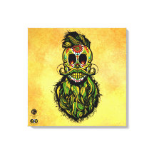 Mexikanischer Hipster Skulls-Bärenkopf