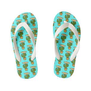 Mexikanischer Kaktus Kinderbadesandalen