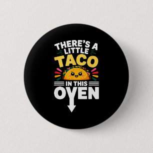 Mexikanischer kleiner Taco in diesem Ofen Cinco de Button