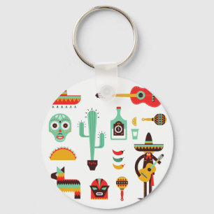 mexikanischer Mariachi Schlüsselanhänger