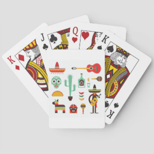 mexikanischer Mariachi Spielkarten