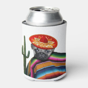 Mexikanischer Mopshund kann cooler Dosenkühler