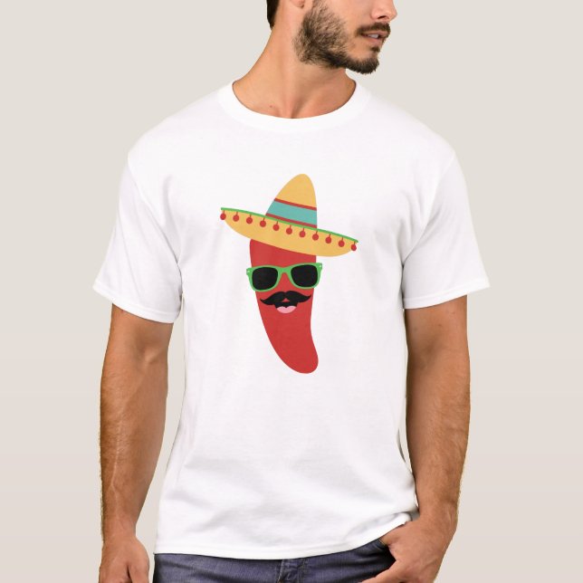 Mexikanischer Paprika T-Shirt (Vorderseite)