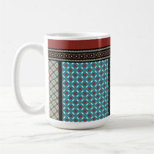 mexikanischer Patchwork-Stil 3 Kaffeetasse