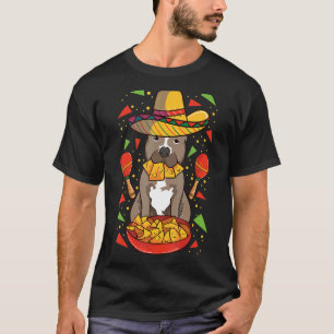 Mexikanischer Pitbull-Hund für Mexikaner und Pitbu T-Shirt