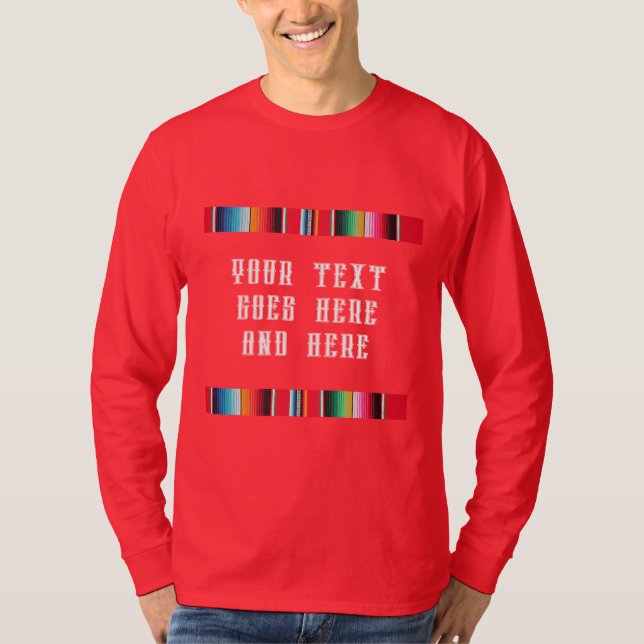 Mexikanischer Ponchodecke Mexiko T - Shirt (Vorderseite)