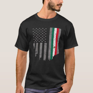Mexikanischer Roots Amerikanische Flagge Mexiko Ku T-Shirt