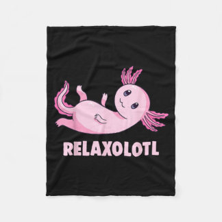 Mexikanischer Salamander Axolotl Fleecedecke