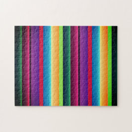 Mexikanischer Serape Green Red Lila Blue Mais Pink