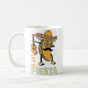 Mexikanischer Sombrero Poncho Lass Uns Fiesta Dabb Kaffeetasse