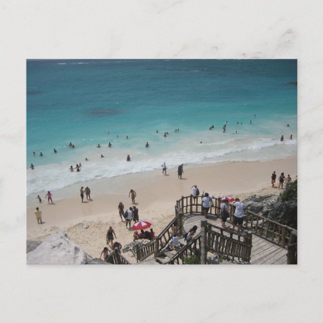 mexikanischer Strand Postkarte (Vorderseite)