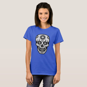 Mexikanischer Tag des Toten Zuckerschädels T-Shirt