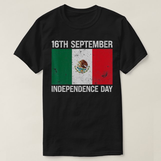 Mexikanischer Unabhängigkeitstag 16. September Mex T-Shirt (Design vorne)