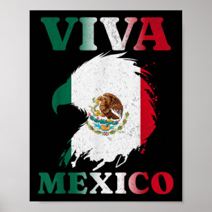 Mexikanischer Unabhängigkeitstag Adler Mexiko Flag Poster